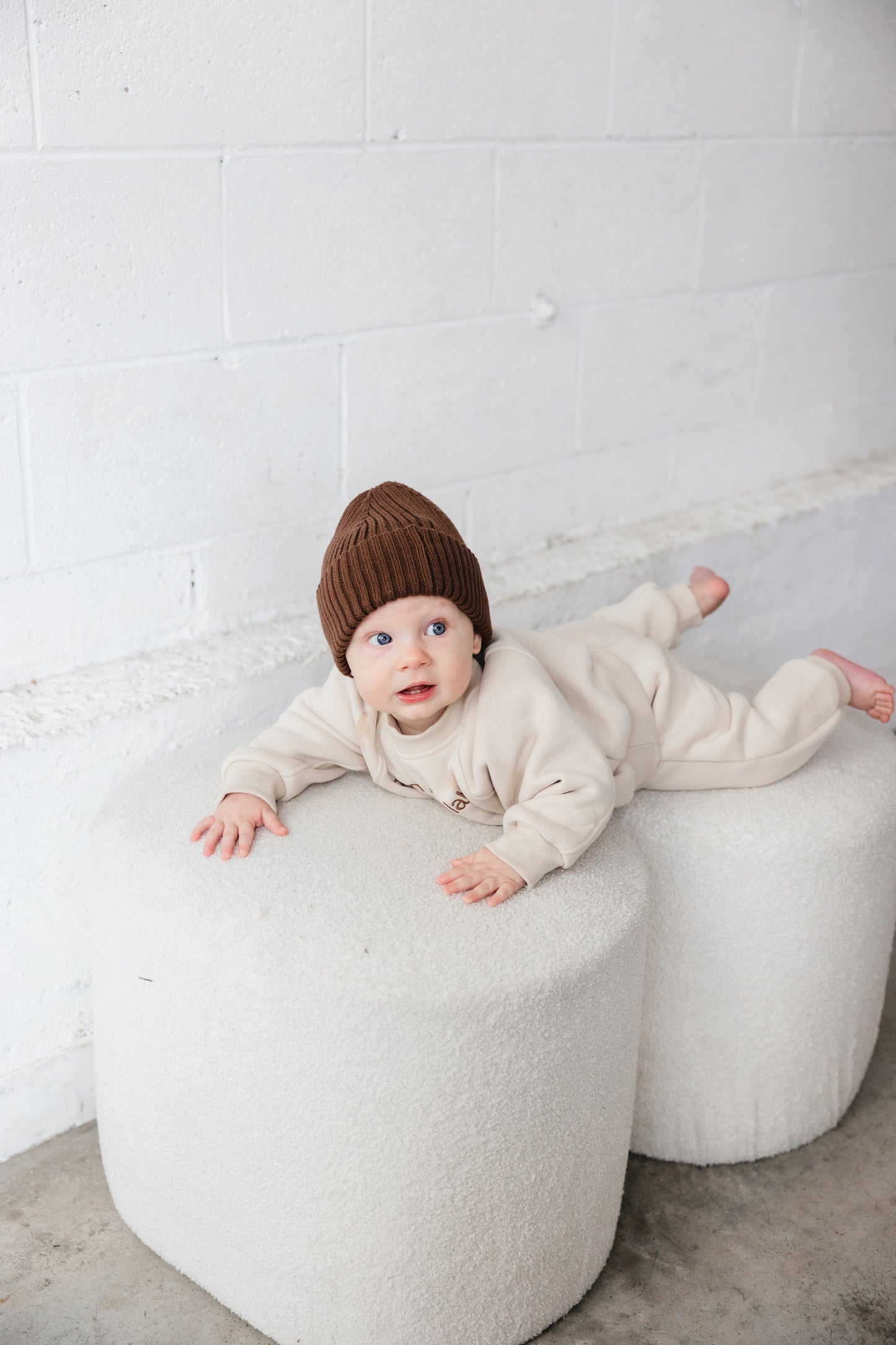 Beige Baby Tracksuit