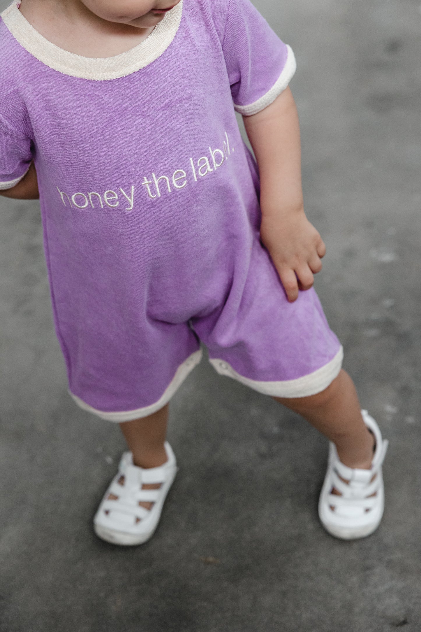 Cozy towel romper
