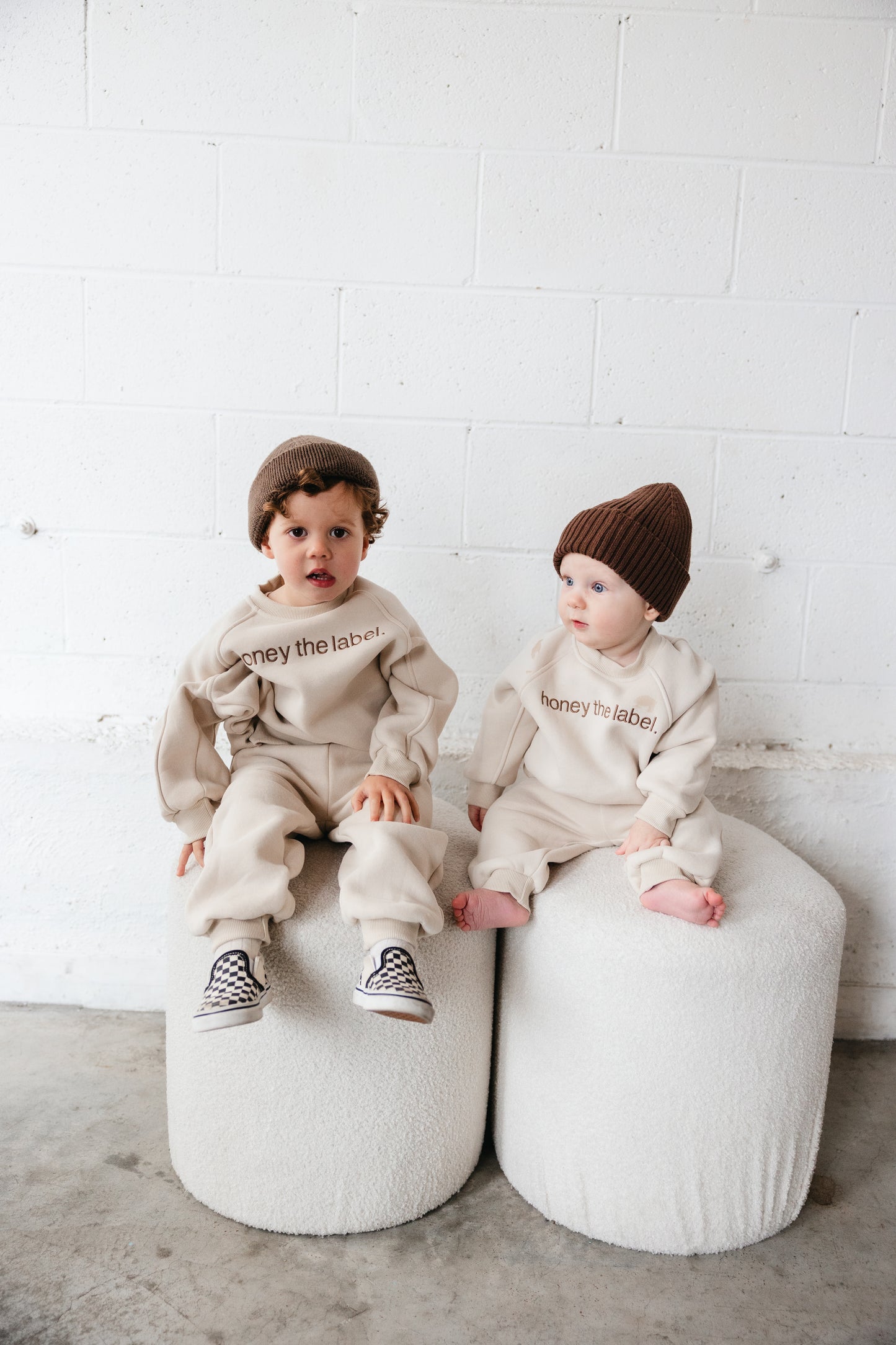 Beige Baby Tracksuit