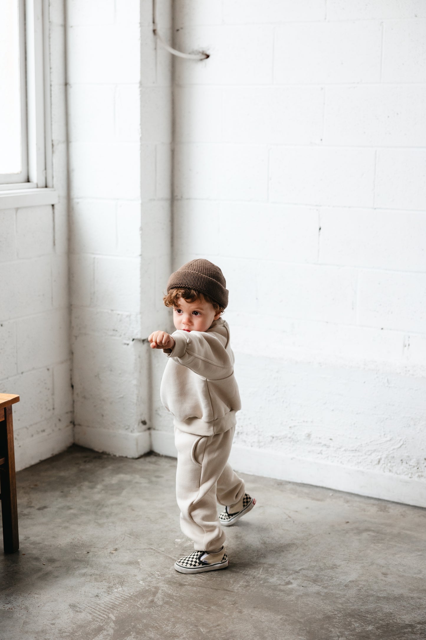Beige Baby Tracksuit